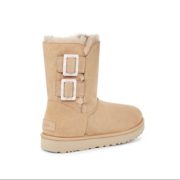 UGG BAILEY FASHION BUCKLE CLASSIC SHORT BOOTS - Picture 4 of 9